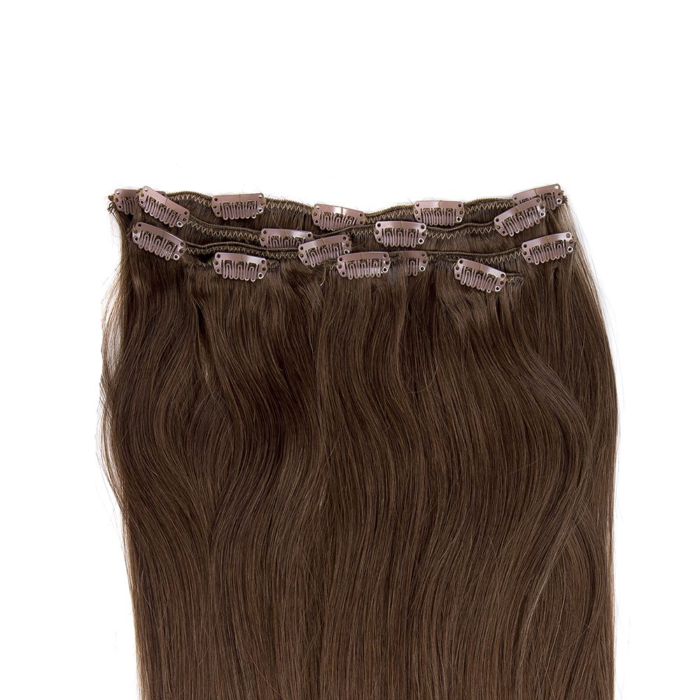Clip On Extensions Kastanjebrun 4