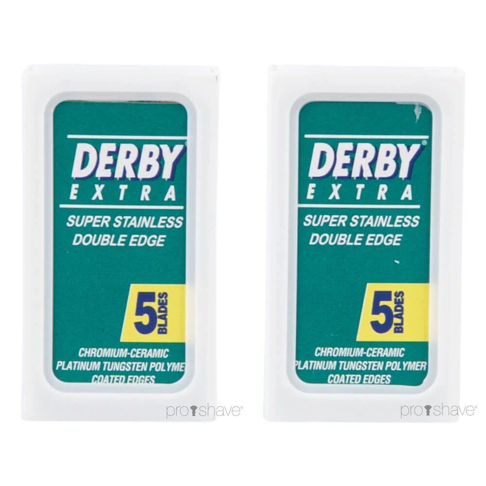 Derby Extra  Coated De Barberblade  2x5 Stk   10 Stk