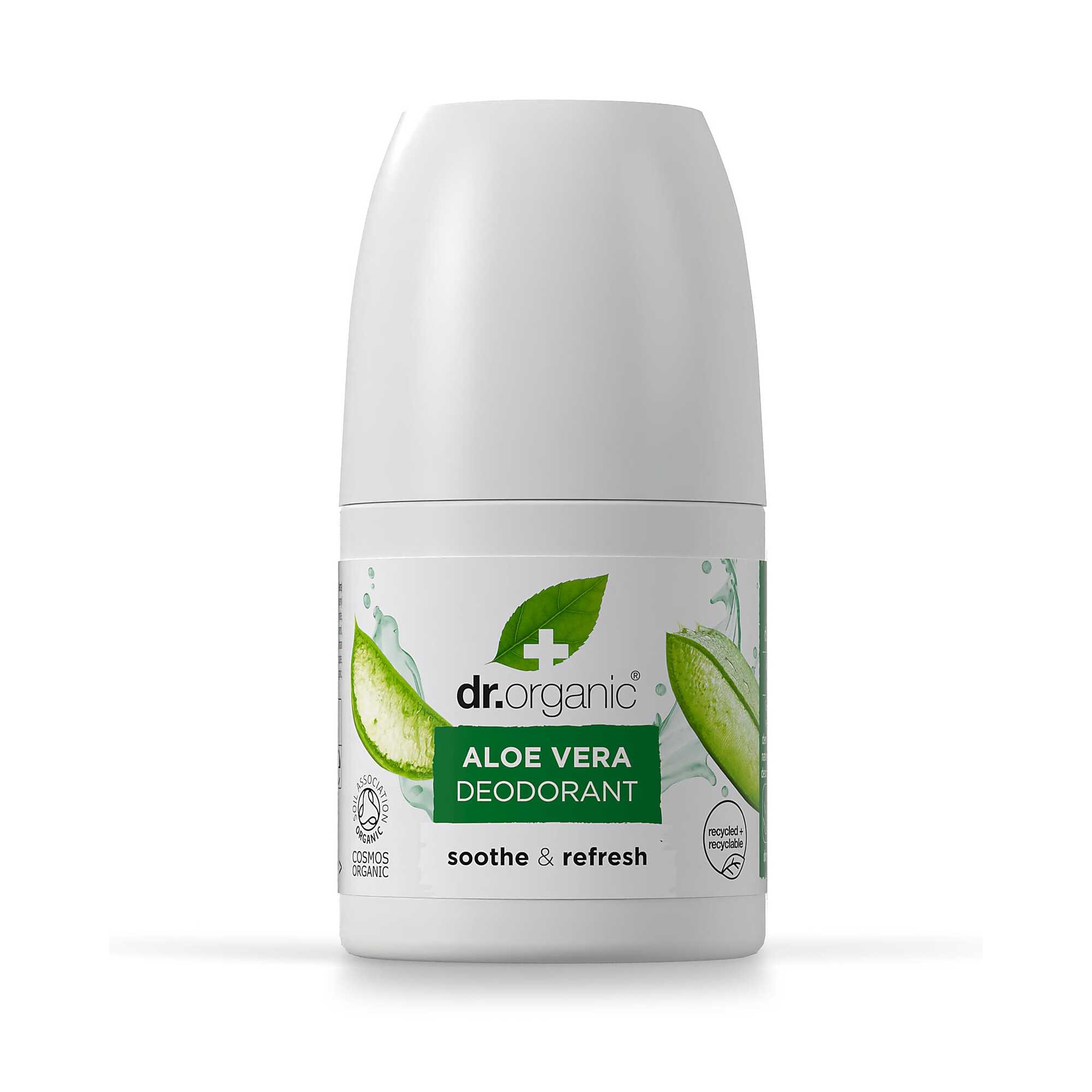 Dr  Organic Deo Roll On Aloe Vera   50 Ml