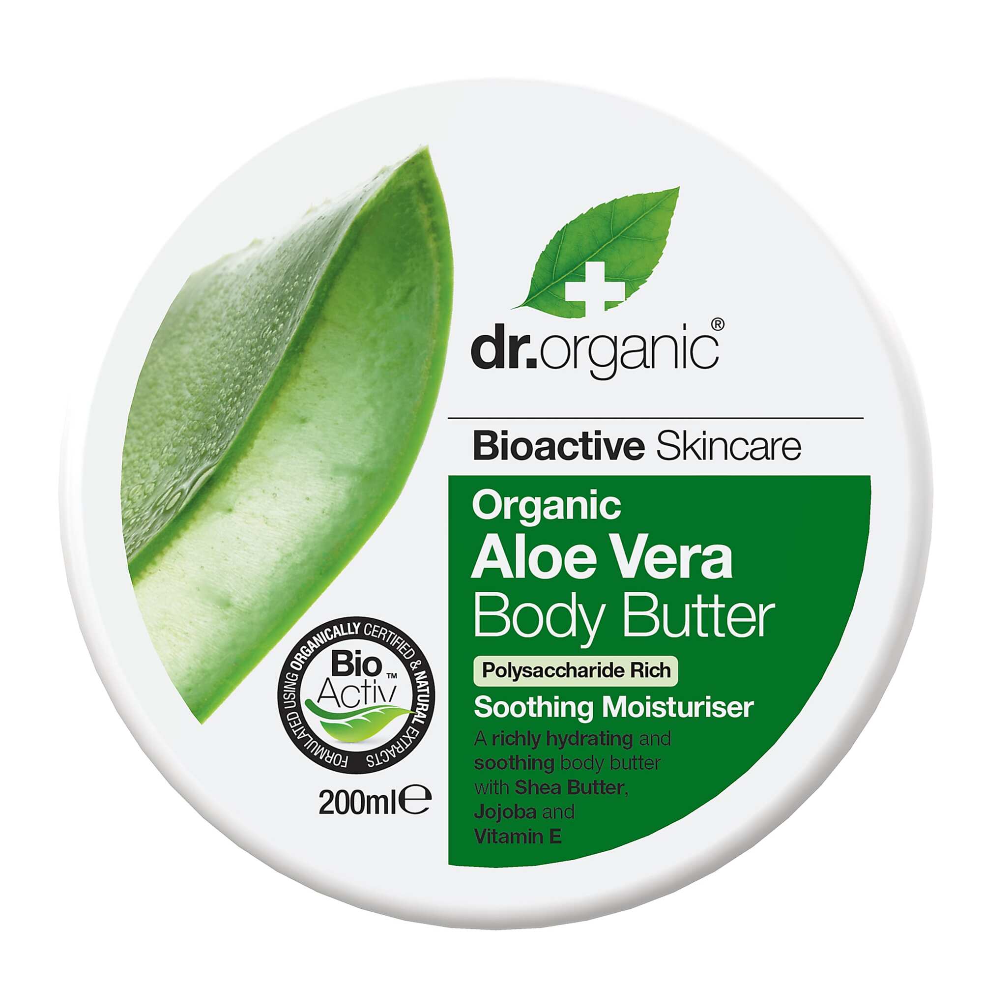 Dr  Organic Body Butter Aloe Vera   200 Ml