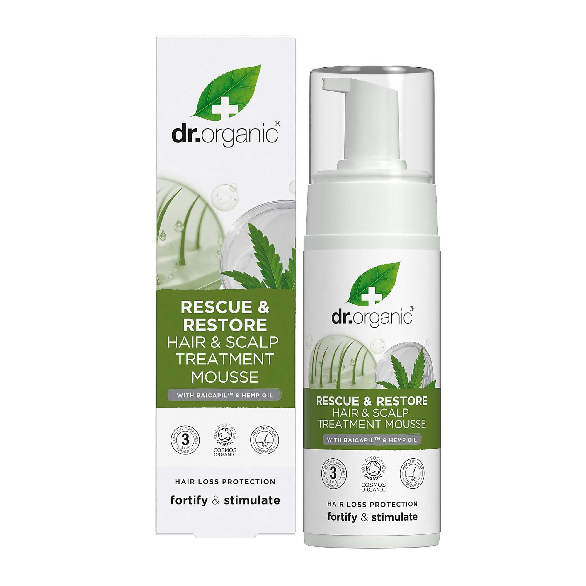 Dr  Organic Hemp Oil Hair Rescue And Restore   150 Ml
