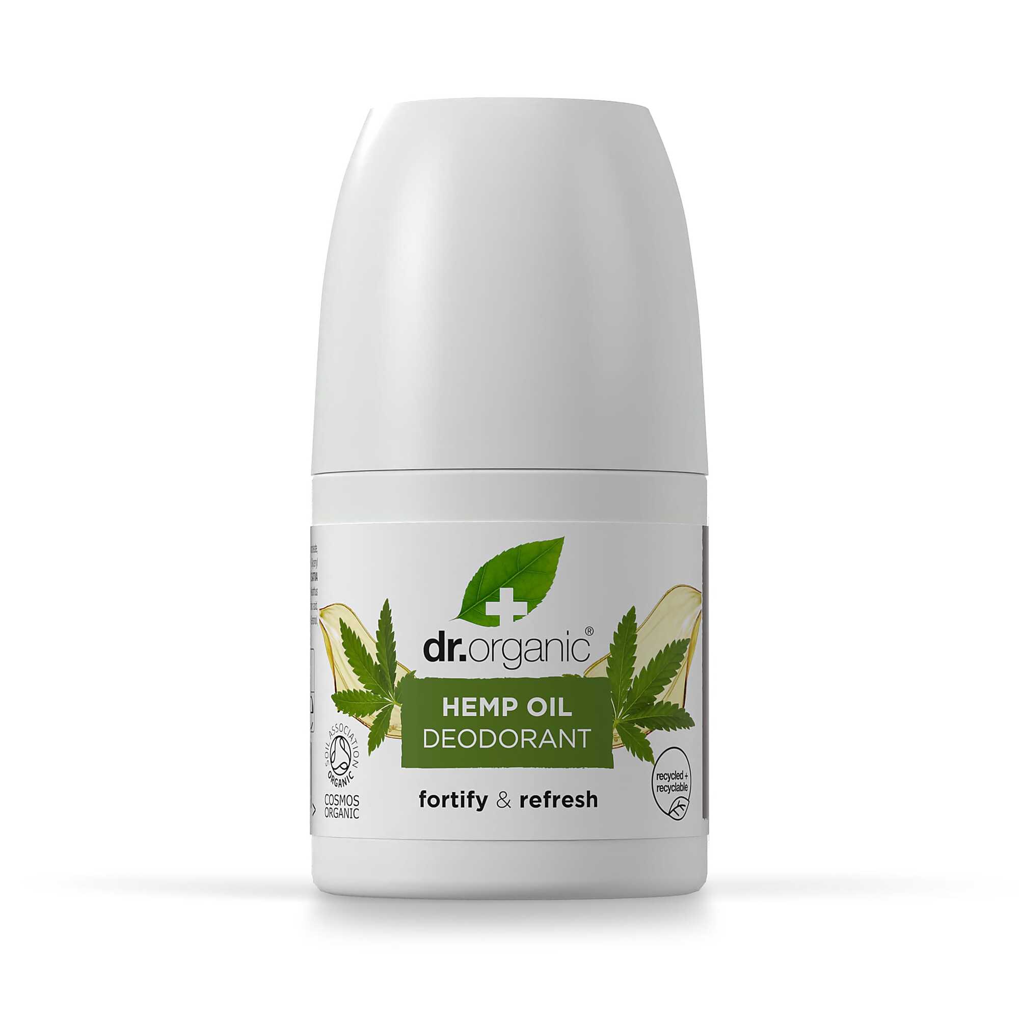 Dr  Organic Deo Roll On Hemp Oil   50 Ml