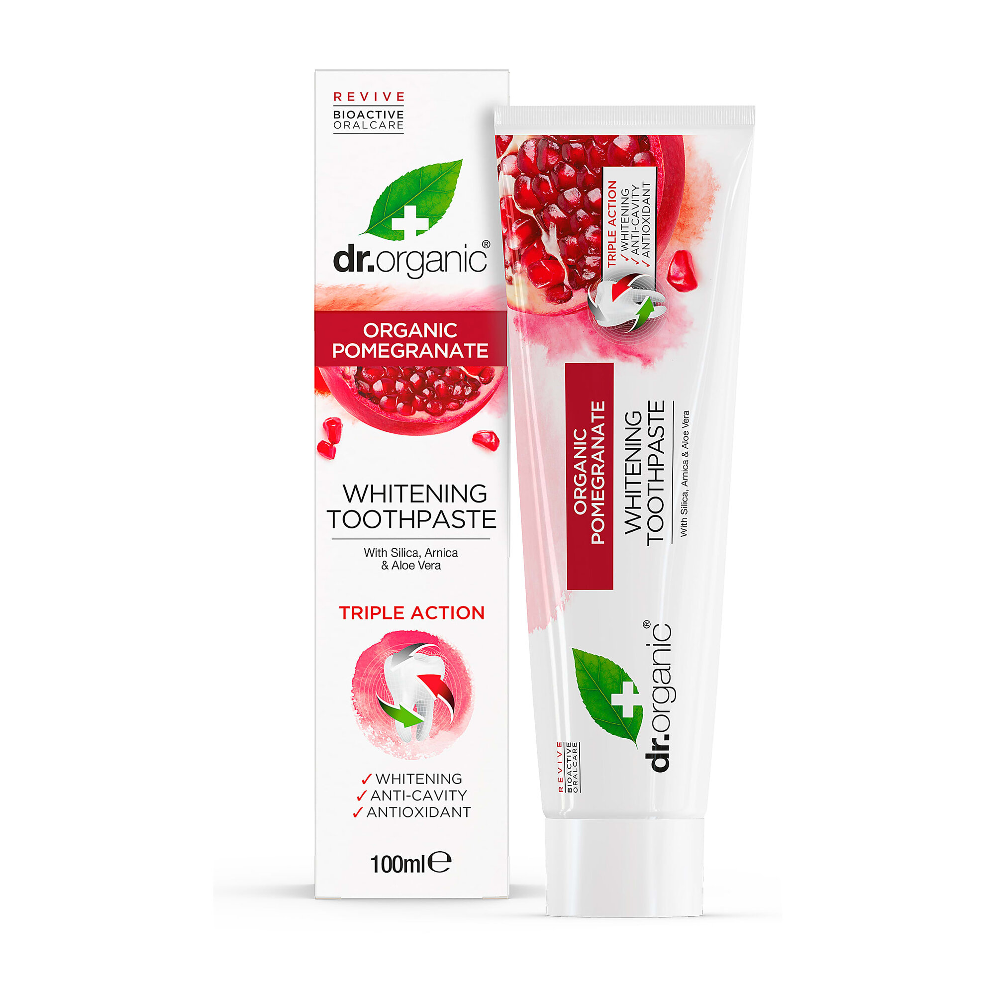 Tandpasta Pomegranate Dr  Organic M  Flour   100 Ml