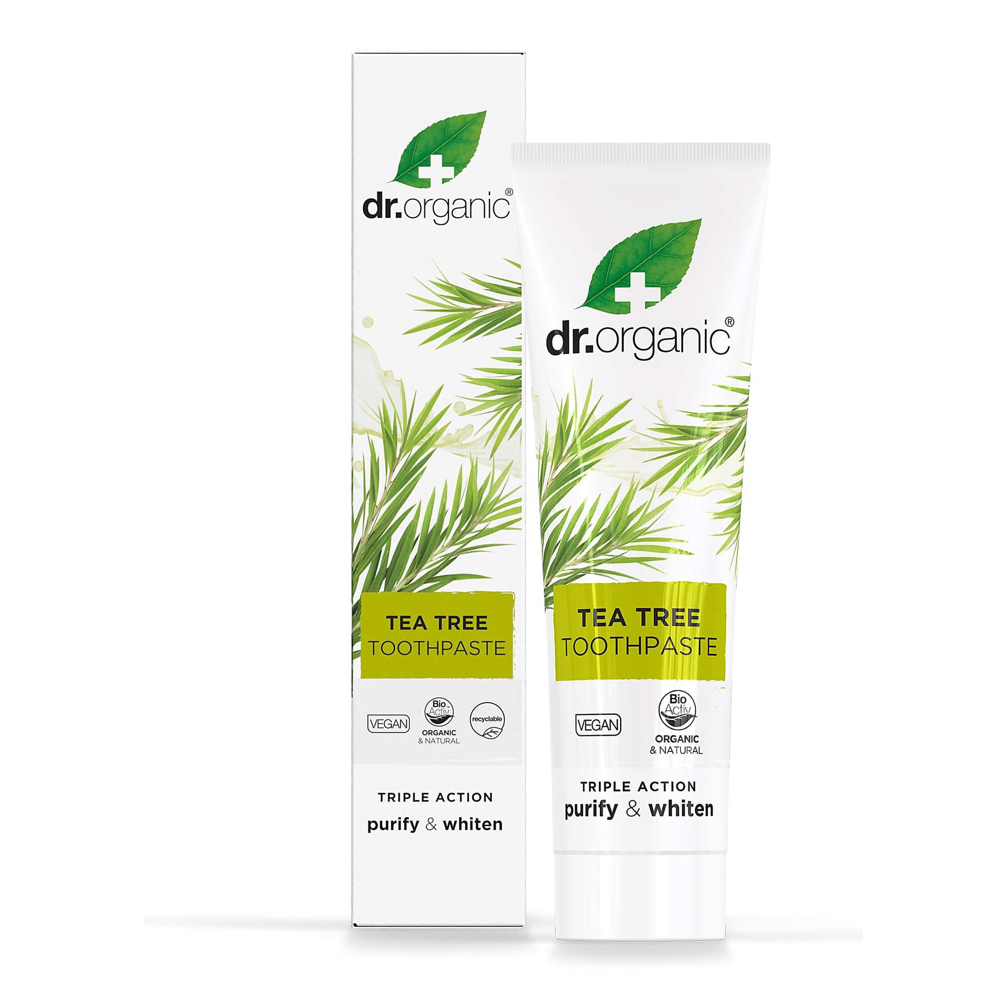 Dr  Organic Tandpasta Tea Tree   100 Ml