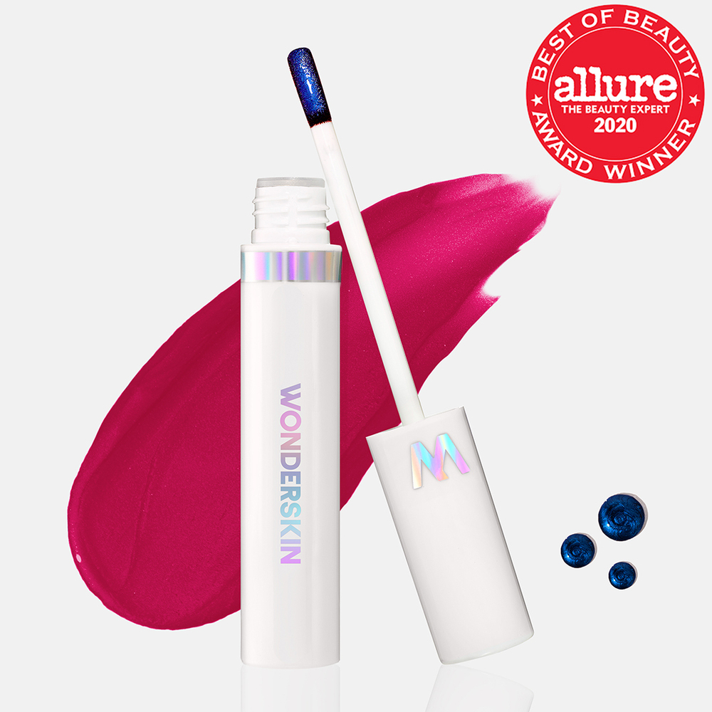 Wonderskin Wonder Blading Lip Stain Masque   Quot Darling Quot   Bright Plum  4ml