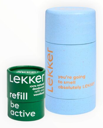 The Lekker Company Deodorant Stick  Refill Starter Set  Be Active