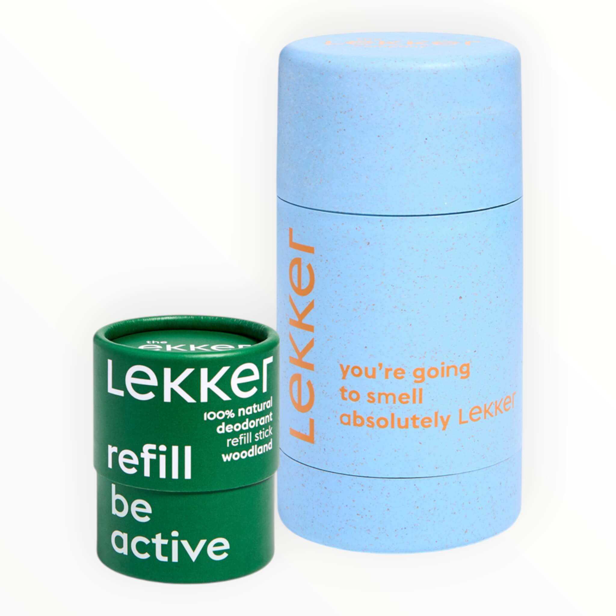 The Lekker Company Deodorant Stick Refill Starter Set Be Active