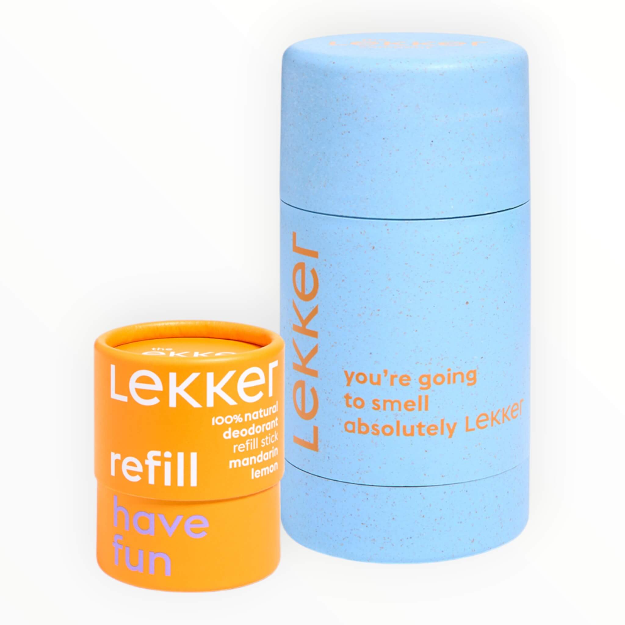 The Lekker Company Deodorant Stick Refill Starter Set Have Fun