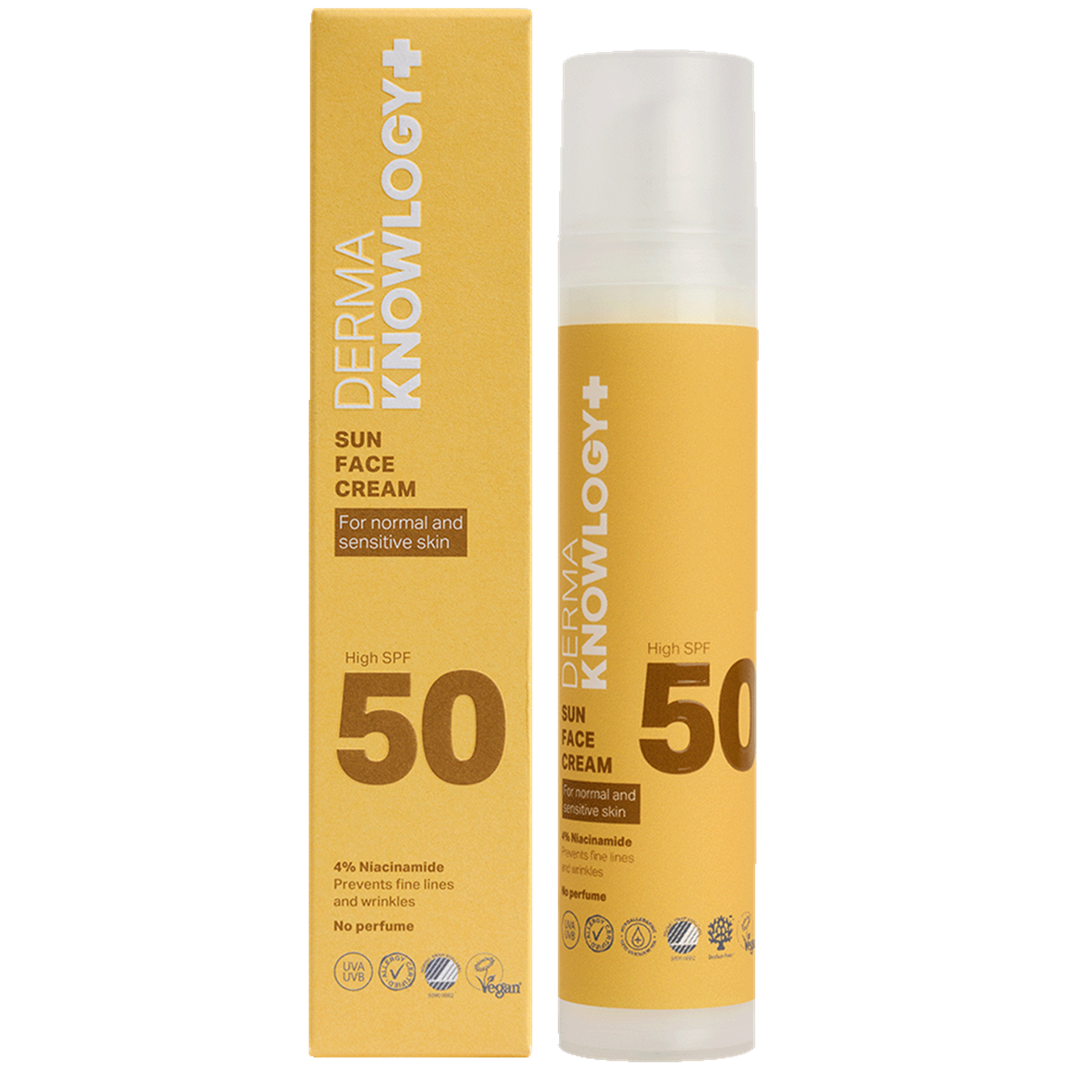 Dermaknowlogy Sun Face Cream Spf50 50 Ml