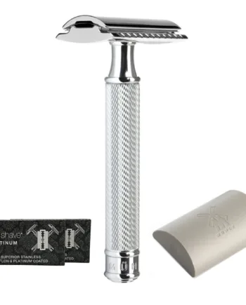 M? Hle Shaving Sæt Med R 89 Skraber  Klingebeskytter Og 10 Stk  Barberblade