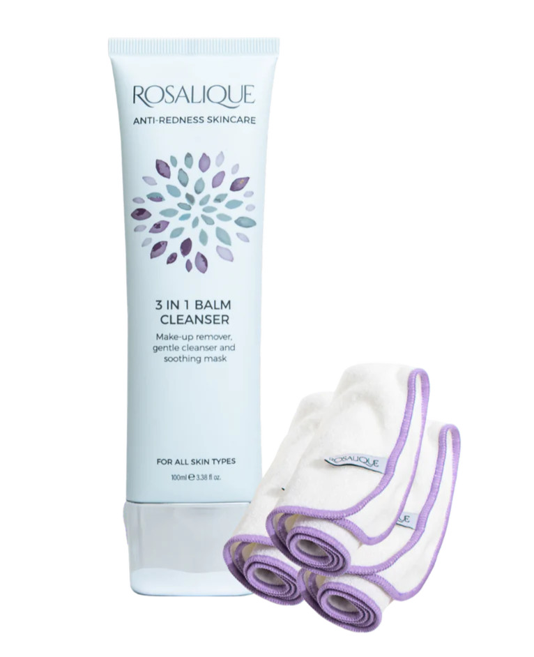Rosalique Balm Cleanser   3 Stk Bamboo Cloth  100ml