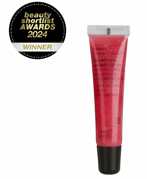 Evolve Bio Retinol Glossy Lip Oil  15ml