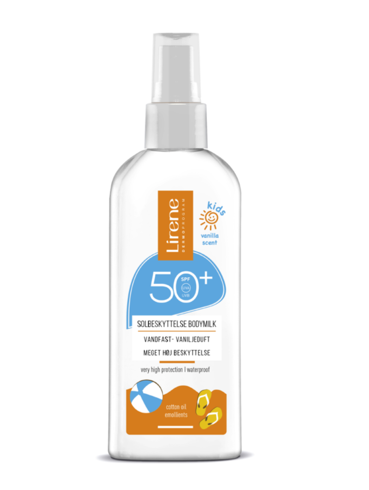 Lirene Solbeskyttende Kropslotion For Børn     Spf50 Spray  150ml