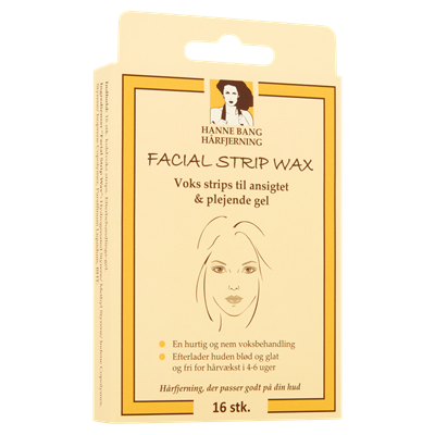 Hanne Bang Facial Strip Wax  16stk