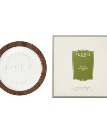 Floris London Elite  Barbersæbe I Træskål  100 Gr