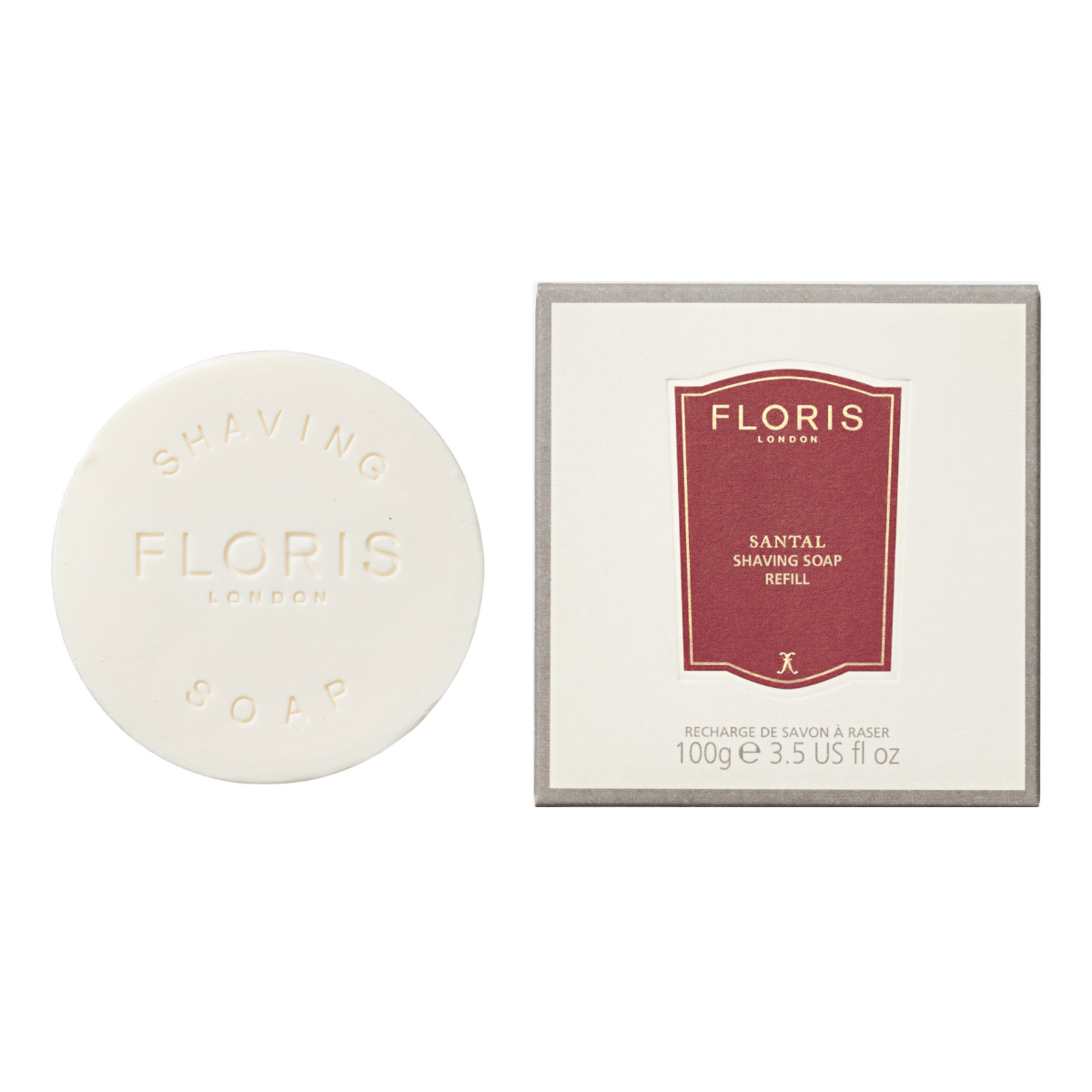 Floris London Santal  Barbersæbe Refill  100 Gr