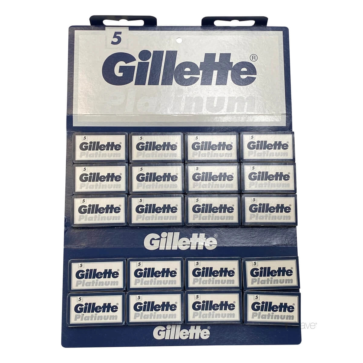 Gillette Platinum De Barberblade 1 Stang 20x5 Stk 100 Stk
