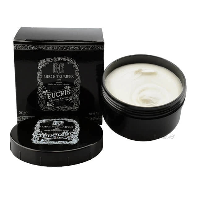 Geo F  Trumper Barbercreme I Skål  Eucris  200 Gr