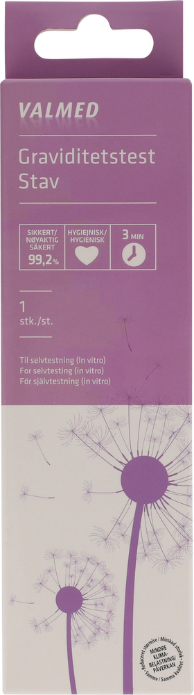 Valmed Graviditetstest 1 Stk  Stav