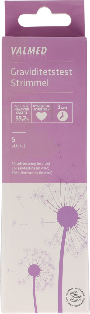 Valmed Graviditetstest 5 Stk  Strimmel