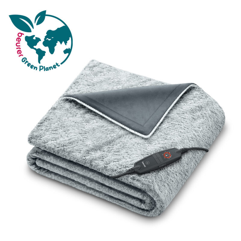 Beurer Green Planet Varmeplaid Hd 75 Grå