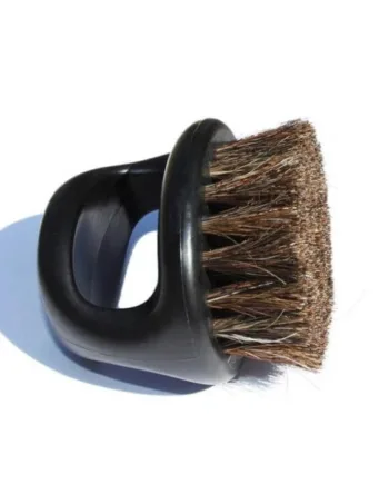 Irving Barber Company Knuckle Brush  Medium Soft  Black