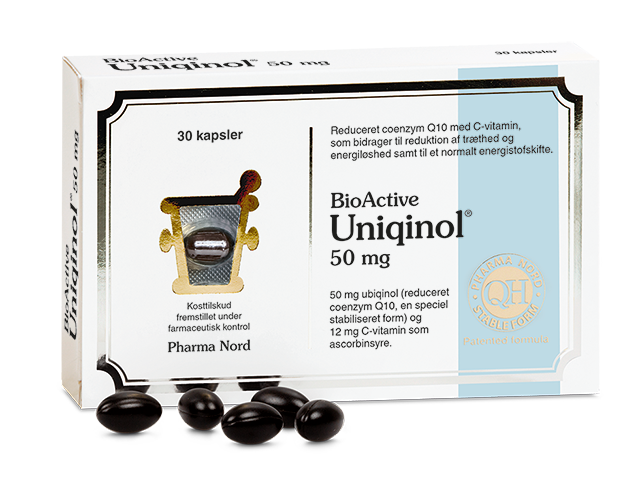 Bioactive Uniqinol 50 Mg   30 Kapsler
