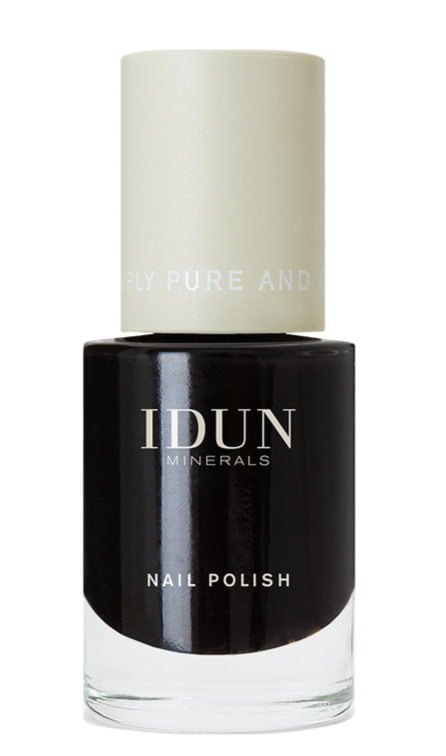 Idun Minerals Nail Polish  Quot Onyx Quot  11ml