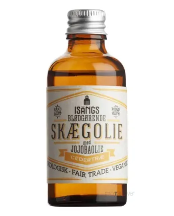 Isangs Blødgørende Skægolie  Cedertræ  50 Ml