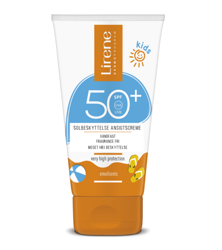 Lirene Solcreme For Børn Til Ansigt Spf 50  50ml