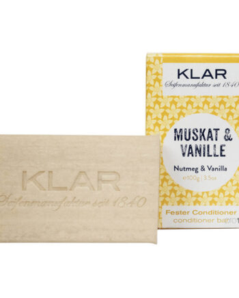 Klar Seifen Conditioner Bar  Muskatnød   Vanilje  100 Gr