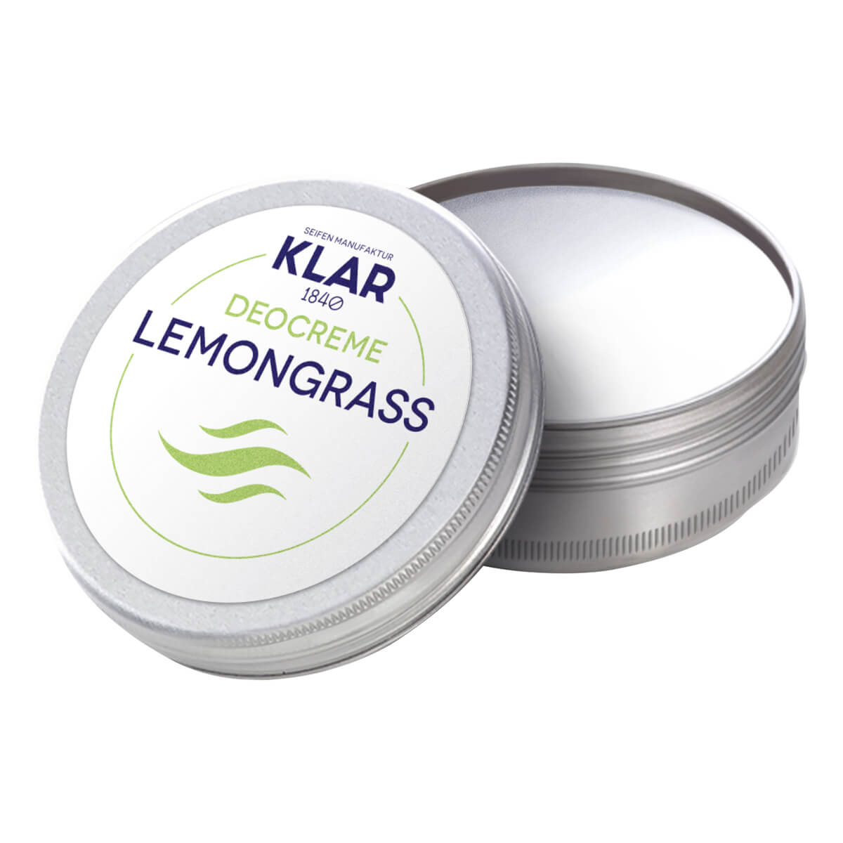 Klar Seifen Deodorant Creme Citrongræs 65 Ml