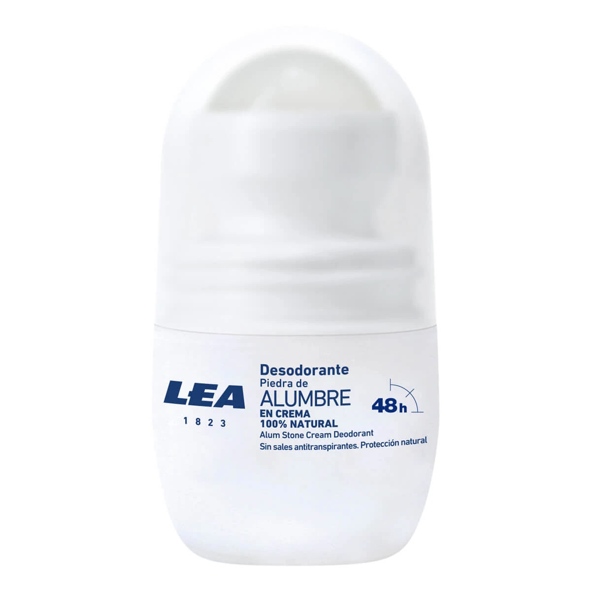 Lea Classic Deo Cream Roll On  Alum  100  Naturlig  Rejsestørrelse  20 Ml