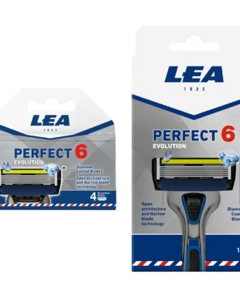 Lea Classic Perfect 6 Evolution Sæt  Skraber   Barberblade
