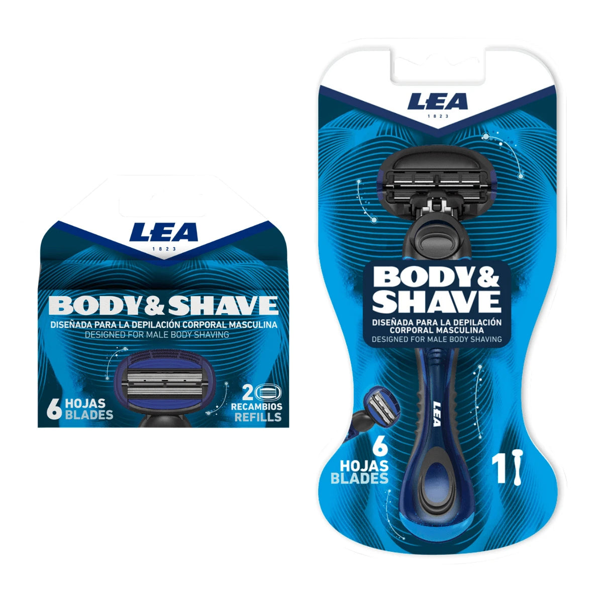 Lea Classic Body Shave Sæt Skraber Barberblade