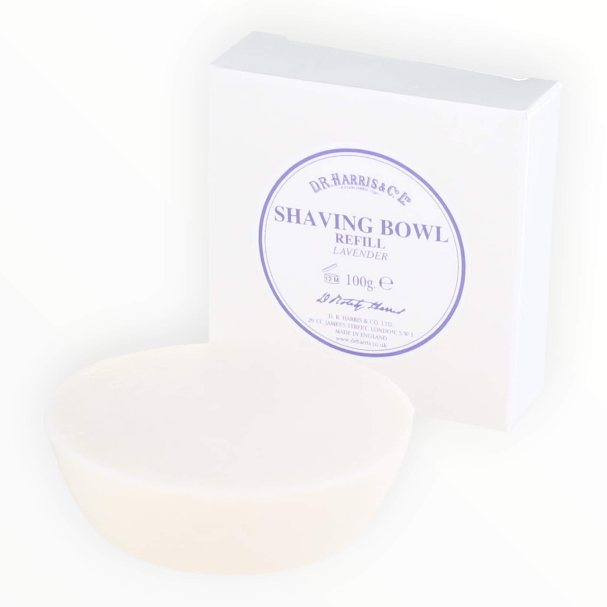D R  Harris   Co  Ltd Lavendel Barbersæbe  Refill  100 Gr