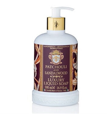 Fiorentino Toscana Luxury Flydende Hånd Sæbe Patchouli   Sandalwood 500 Ml