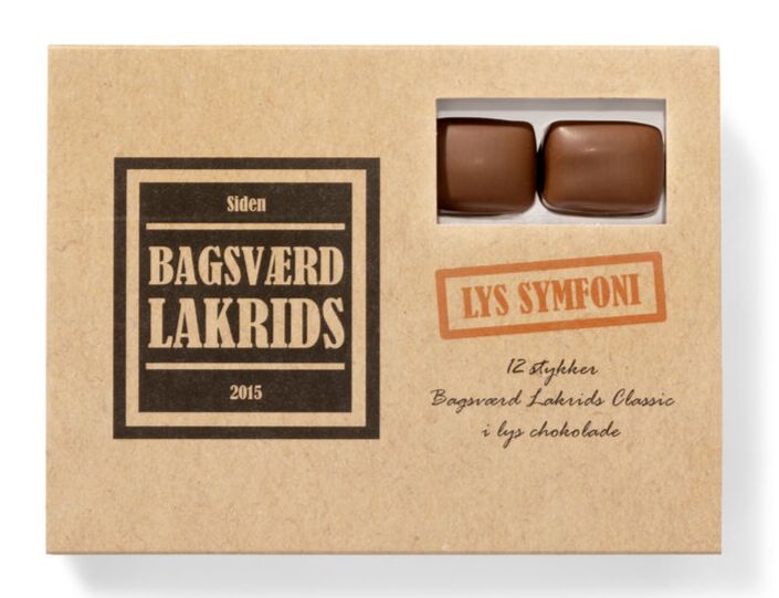 Bagsværd Lakrids Symfoni æske  Quot Lys Symfoni Quot  125g