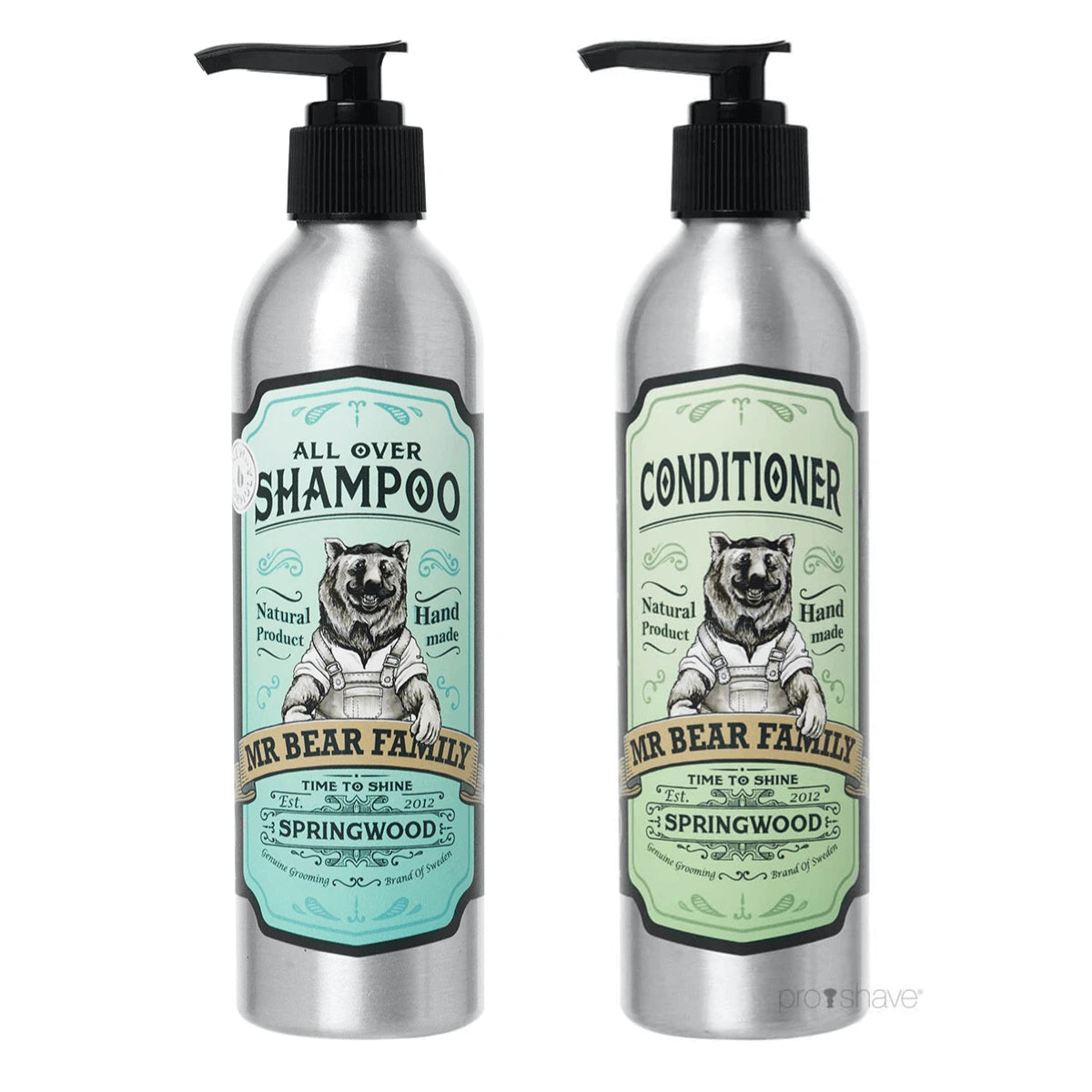 Mr  Bear Sæt Med Shampoo   Conditioner  Springwood