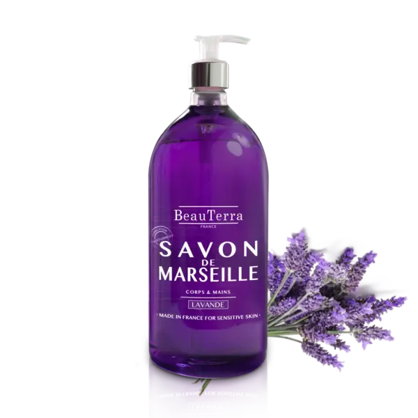Beau Terra Marseille Liquid Soap   Lavender  1000ml