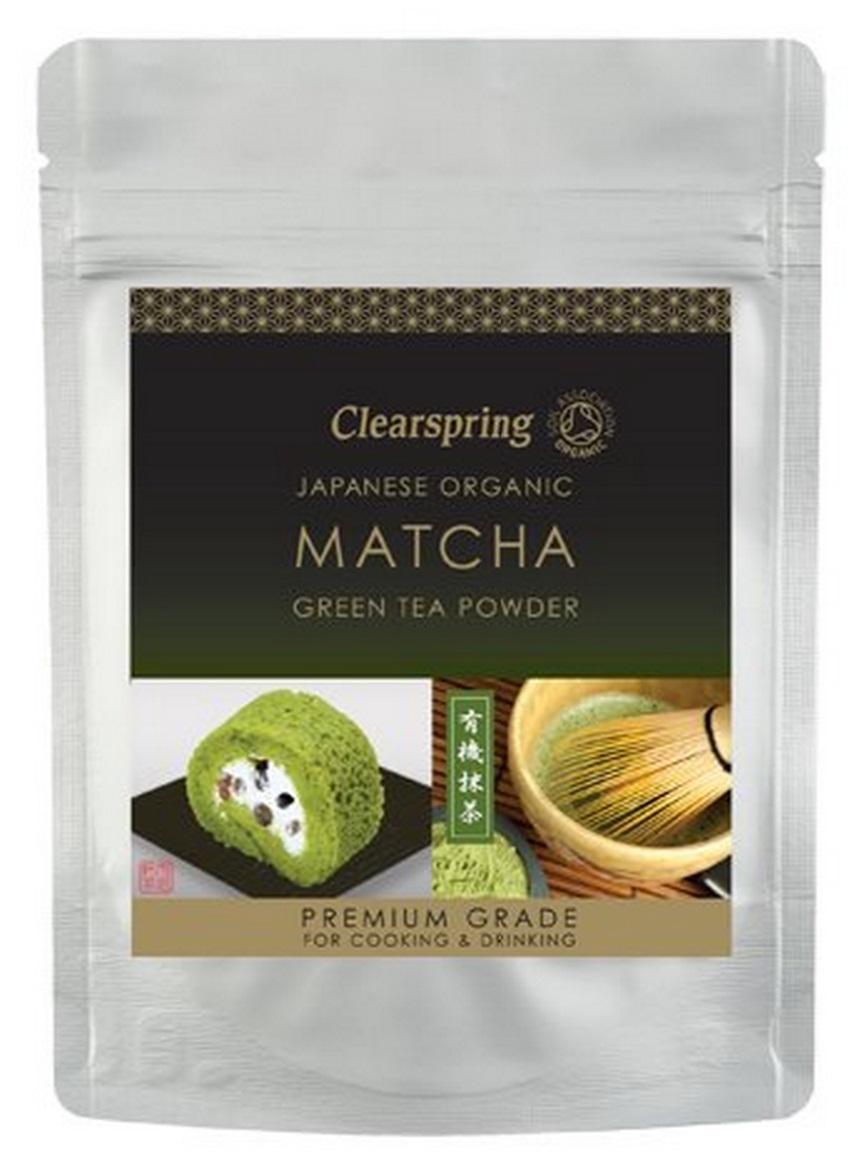 Matcha Grøn Te Pulver Clearspring  Premium Grade  ø  40g