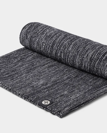 Manduka Shala Yoga Rug Tæppe  Quot Black Heather Quot