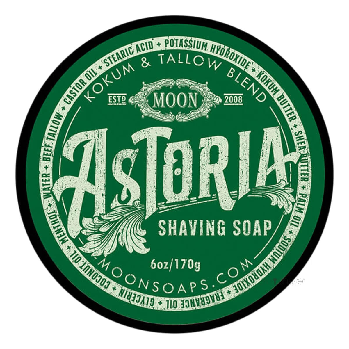 Moon Soaps Barbersæbe  Astoria  170 Gr