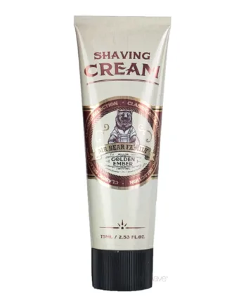 Mr  Bear Shaving Cream  Golden Ember  75 Ml