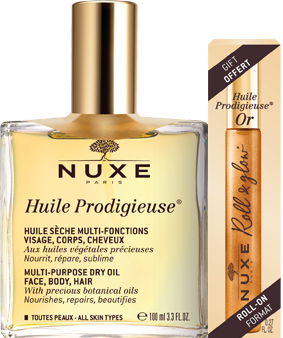 Nuxe Huile Prodigiuese Dry Oil   Roll On  Quot Gold Quot  100ml 8ml