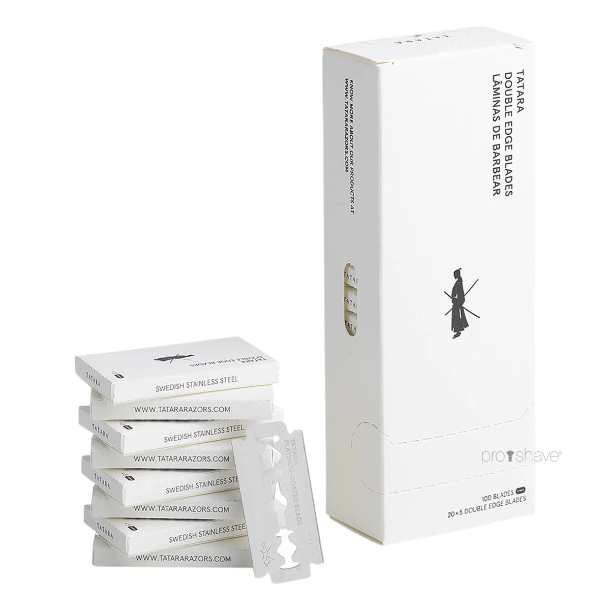 Tatara Razors Platinum De Barberblade 1 Stang 20x5 Stk 100 Stk