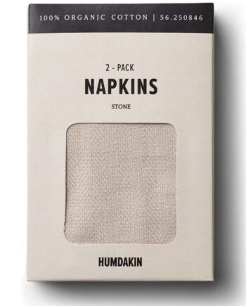 Humdakin Stofservietter 2 Pak  Light Stone