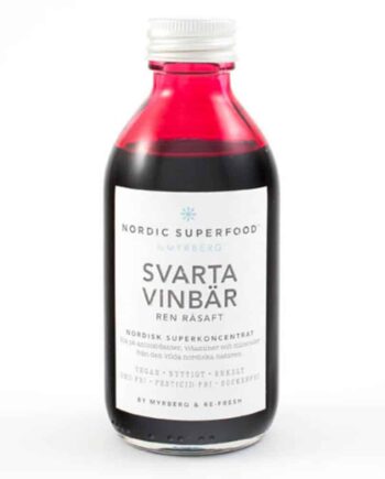 Nordic Superfood Raw Juice Concentrate Blackcurrant 195ml