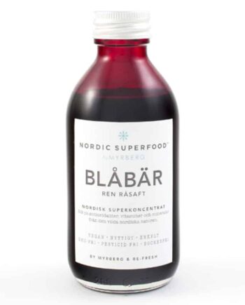 Nordic Superfood Raw Juice Concentrate Blueberry 195ml