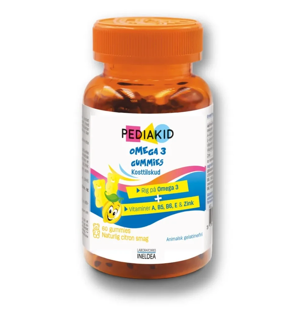 Pediakid Omega 3 Kosttilskud I Form Af Gummies 60stk
